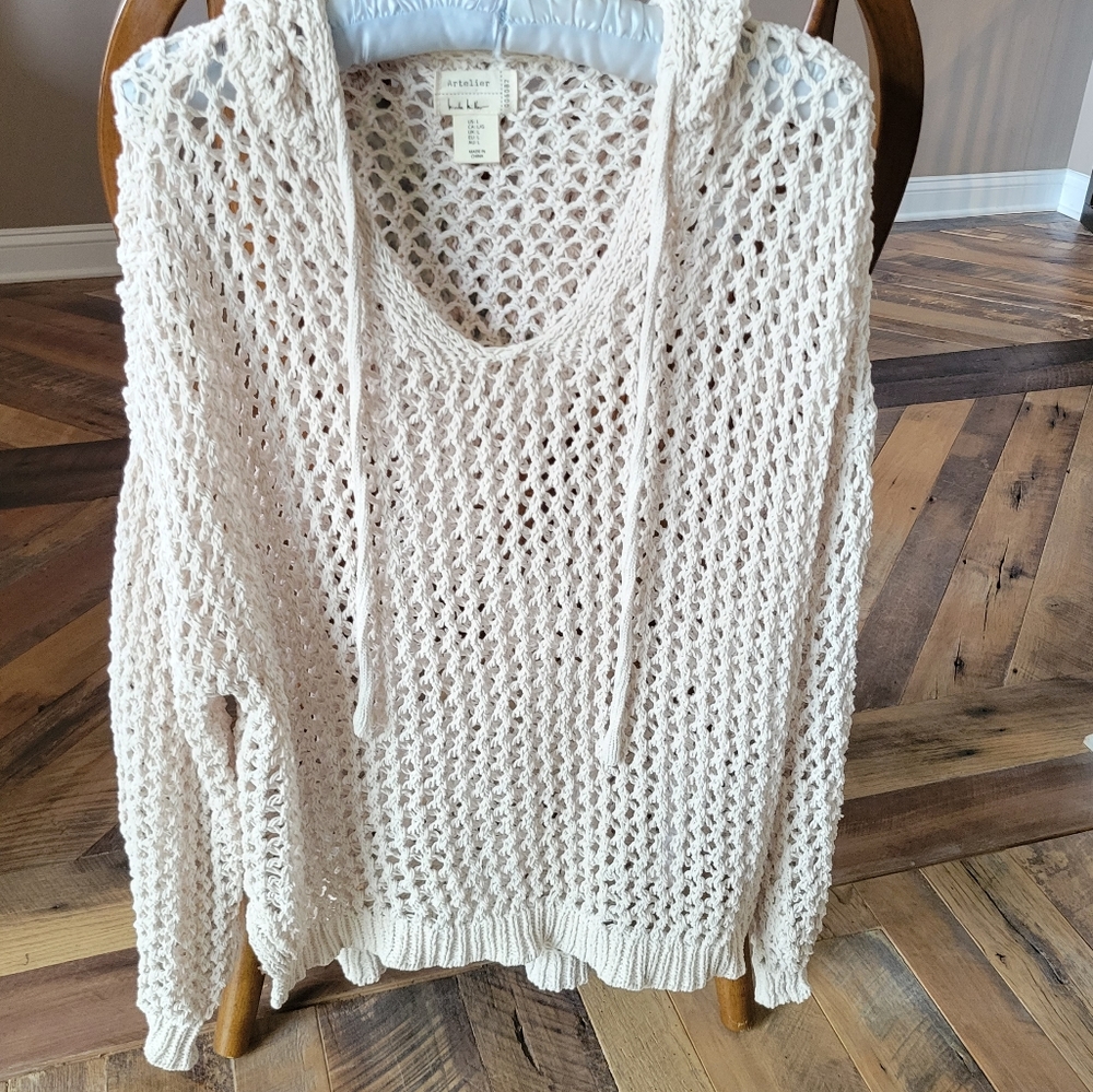 Nicole Miller Artelier knit hoodie sweater